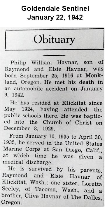 Phillip Havnar Obituary