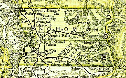 1895 map - Snohomish County
