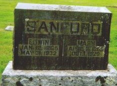 Sanford headstone